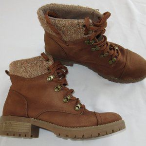 brown combat boots target
